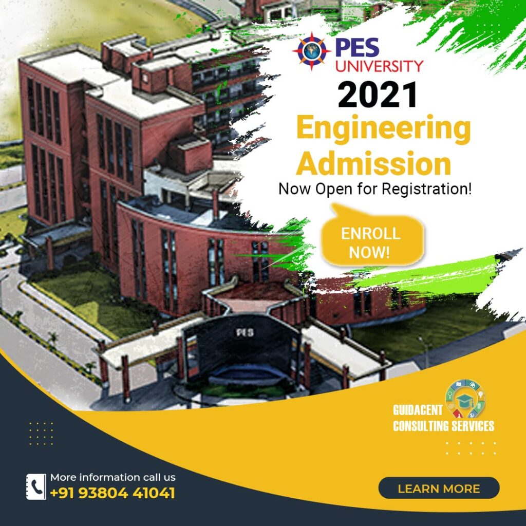 admission in pes university